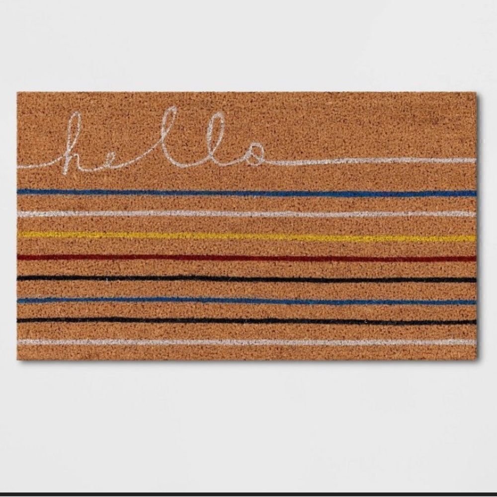 Hello Coir Door Mat from Room Essentials - Picture 6 of 6